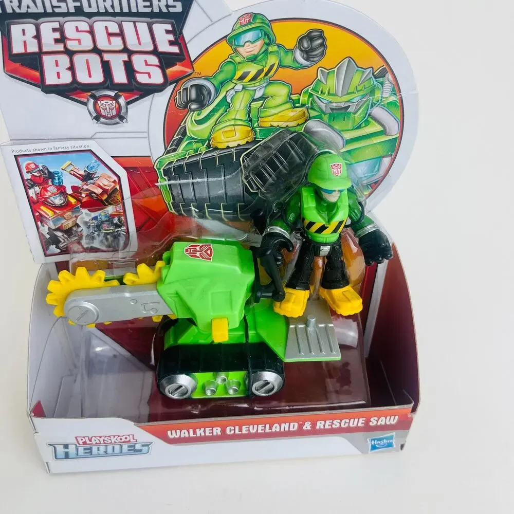 2010 Transformers‎ Rescue Bot Walker Cleveland & Rescue Saw Hasbro Playskool NEW